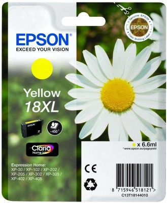 Epson T1814 Gele inktcartridge - Hoog rendement