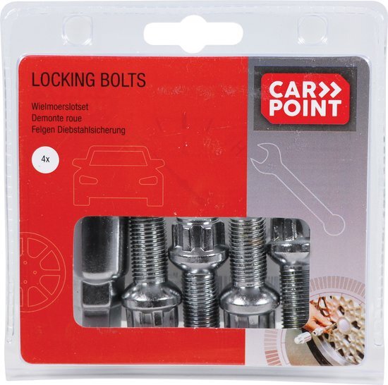 Carpoint Wielmoerslotset M14x1,5x26mm D Bal