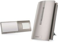 EMOS Draadloze deurbel/draadloze belset met repeaterfunctie en USB-C-poort, onbeperkt bereik, 5-traps volume tot 85 dB, led-display, 16 melodieën, geheugenfunctie, 230 V