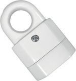 Merkloos / Sans marque Elgotech Platte contactdoos met handgreep 1X zonder aarding wit