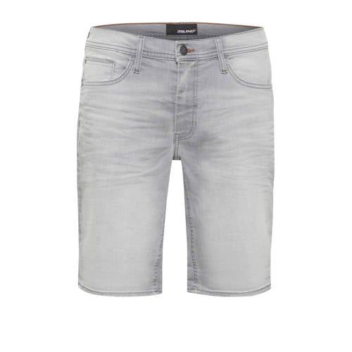 Regular Fit Denim Shorts - Light Grey
