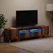 Maison Exclusive Meuble TV LED exclusif - Ensemble de 3 pièces ARNHEM, fabriqué en bois recyclé et en panneaux de particules