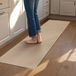 Tapis de cuisine antidérapant, lavable, dimensions : 43,5 x 180 cm