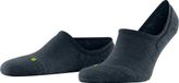 FALKE Keep Warm onzichtbar eenkleurig wol footies unisex blauw - maat 37-38