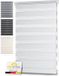 Sol Royal DL2 Rolgordijn Lichtdoorlatend 90x220 cm Blanc Duo Rolgordijn sans perçage fixation à pince