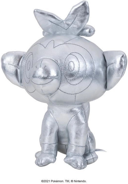 Jazwares PoKéMoN BO38288 Chimpep 1 pluche, zilver