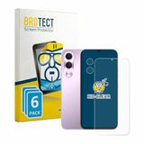 BROTECT - Screenprotector voor realme C100i (Voor+Camera) - Folie Beschermfolie transparant 6 Stuks