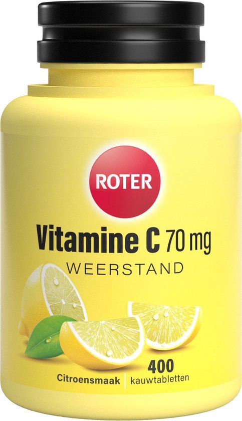 Roter Vitamine C 70mg - 400 Kauwtabletten - Citroensmaak