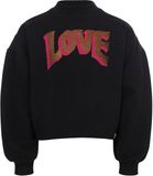 Looxs Revolution 2533-7372 Truien & Vesten Meisjes - Sweater - Hoodie - Vest - Zwart - Maat 92