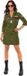 Amscan 9913312 Dames Verkleedaccessoire - Piloot - Thema Beroepen - Groen - Polyester