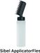 Sibel Applicator fles met kam/spons - Zwart - 100ml
