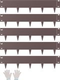 Vevor Gazonrandenset Van 5 Perkranden 990x207x1,5mm Bruin