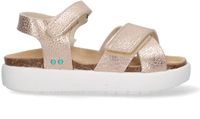 BunniesJR Platte Sandalen Roze Imitatieleer Klittenband