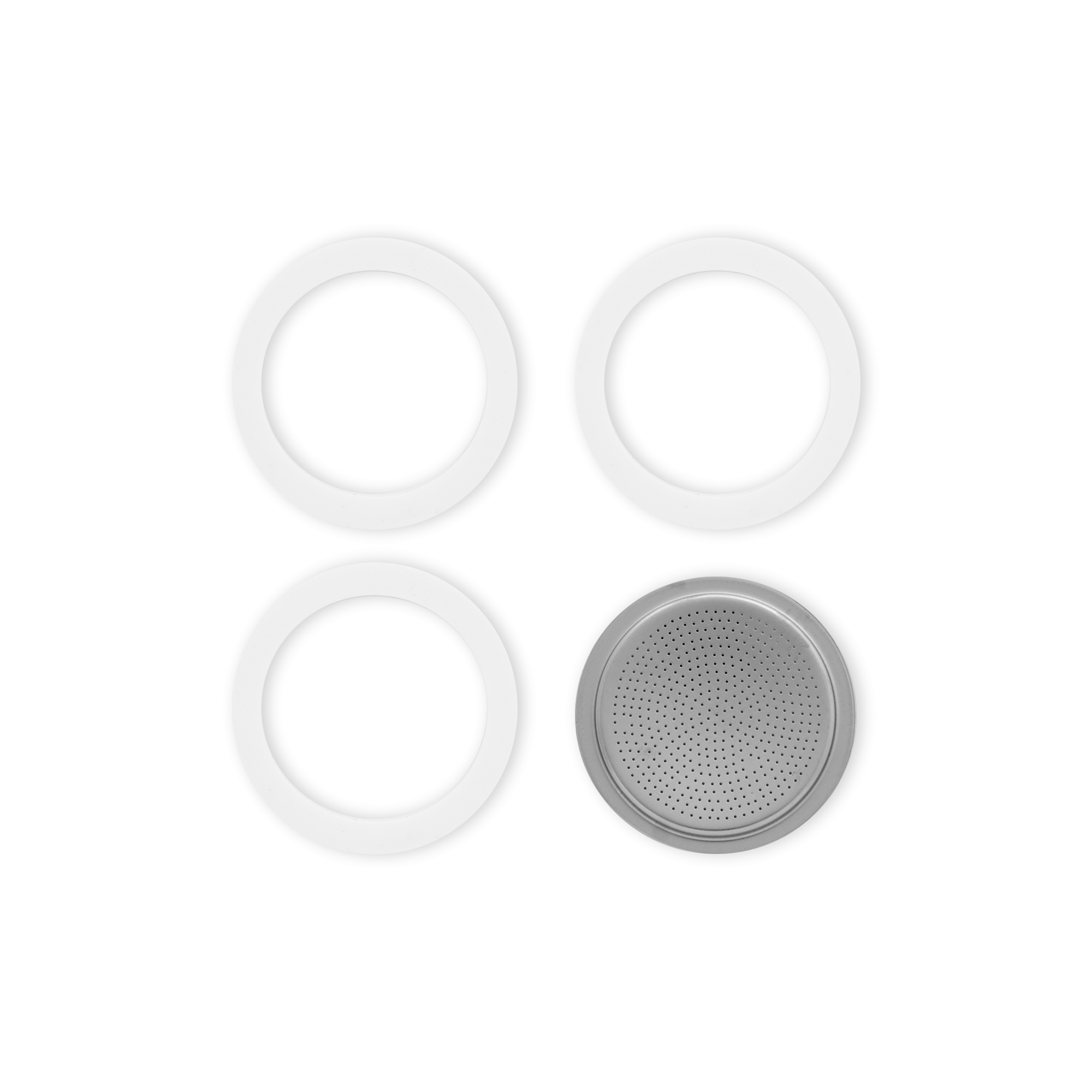 Bialetti 0800004 - Onderdeel & accessoire voor koffiemachine - wit, aluminium