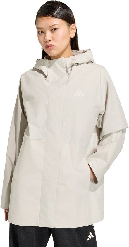 Adidas Sportswear Essentials Rain Parka - Dames - Beige
