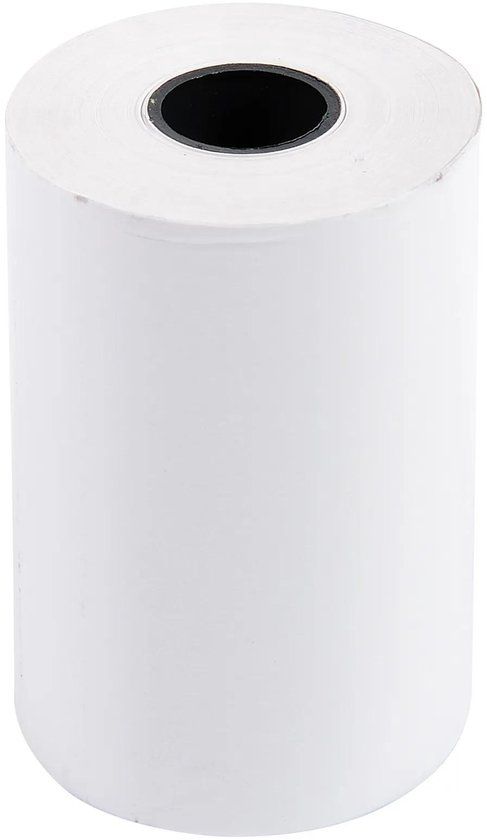 Exacompta 50x Rol 1vouw thermisch papier 55g 57x40mm zonder BPA (per10) - Wit