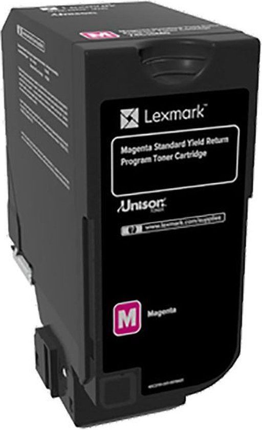Lexmark 74C2HM0 Toner Magenta High Yield Return Programme