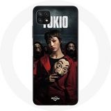 Maniacase Hoesje voor Samsung Galaxy A22 5G La casa de papel Tokyo