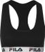 Fila Woman Bra Elastic Band Zwarte Sport Top M