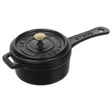 Staub Mini cast iron saucepan - 250 ml Black