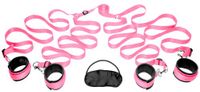 Frisky Slaapkamer terughoudend bondage-set roze