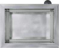 vidaXL Plantenbak met led zilver 30 x 40 x 30 cm