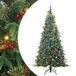 vidaXL Kunstmatige Kerstboom met 300 LED Groen 180 cm PE en PVC