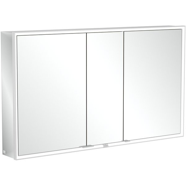 Villeroy & Boch My view spiegelkast 130x75cm 3 deuren 3 contactdoos LED A4551300