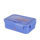 LUNCHBOX KASANOVA Lunchbox met scheidingswanden en bestek (blauw)