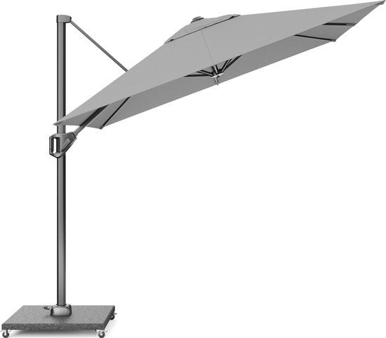 Platinum Sun & Shade Voyager T¹ Zweefparasol Lichtgrijs 250x250cm