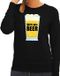 Bellatio Decorations Shoppartners Bv Oud en nieuw sweater/ trui Happy new year zwart dames - Nieuwjaarsborrel kleding S