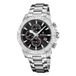 Festina F20704/3 Montre Homme - Chronographe - Verre Minéral - Acier Inoxydable/Cuir - Argenté - Quartz - Boucle - 10 ATM (natation)