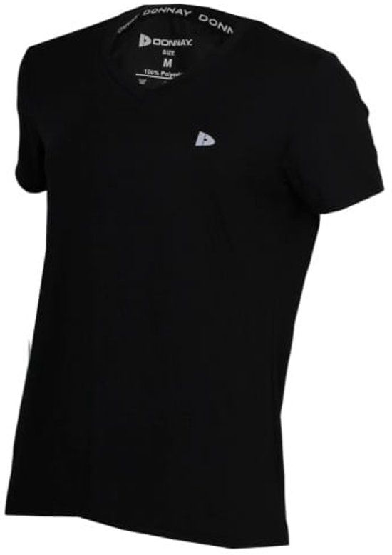 Donnay Vera Sportshirt Dames Zwart XL