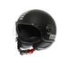 Momodesign FGTR Evo Mono S26, casque ouvert, Noir Mat/Argent, S
