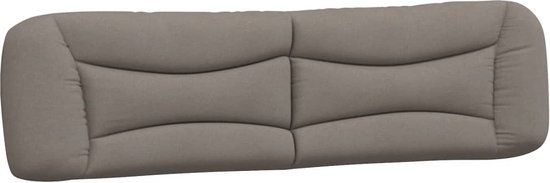 vidaXL Hoofdbordkussen "Hvar" 200 cm stof taupe