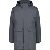CMP Gevoerde parka met ritssluiting en capuchon