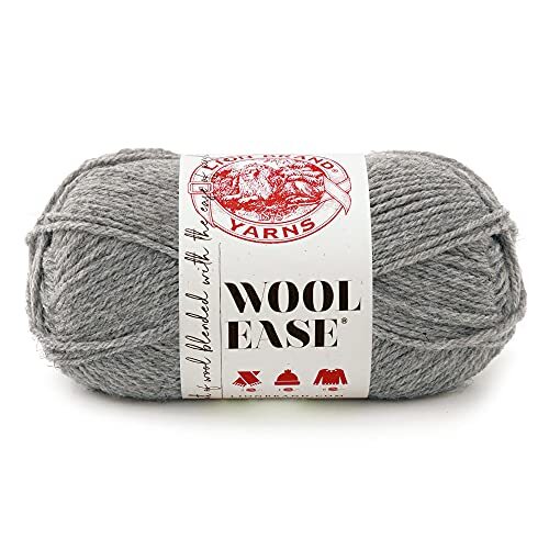 Lion Brand Yarn Lion Brand Garen Wool-Ease Grey Heather