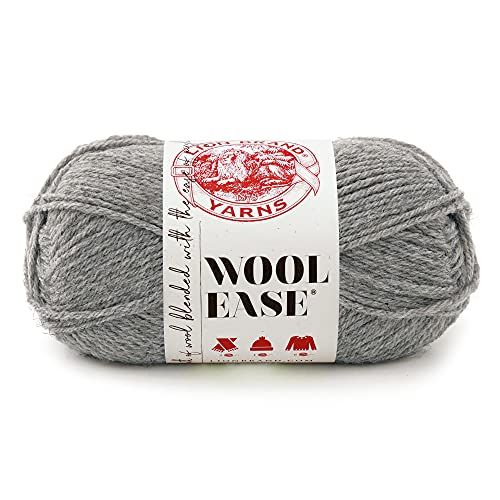 Lion Brand Garen Wool-Ease Grey Heather