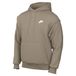 Nike Heren Hooded Lange Mouwen Top M Nsw Club Hoodie Po Bb, kaki/kaki/wit, BV2654-247, L