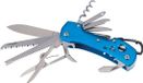Merkloos / Sans marque Inspirion Gmbh Zakmes met 12 functies - RVS - multitool - blauw