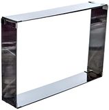 FM Fackelmann FM PROFESSIONAL 8701 roestvrijstalen frame, uitbreidbaar, roestvrij staal, kleurloos, 34 cm
