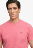 Superdry SD&Co Logo Geborduurde T-shirt Heren XL Punch Roze Gemêleerd/Donkerroze