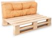 Bananair - Coussin de palette - Coussin de jardin pour banc de palette - Coussin de dossier - 120x40x15 cm - Orange