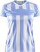 Craft Progress 2.0 Stripe Shirt Korte Mouw Dames - Hemelsblauw / Wit | Maat: XS