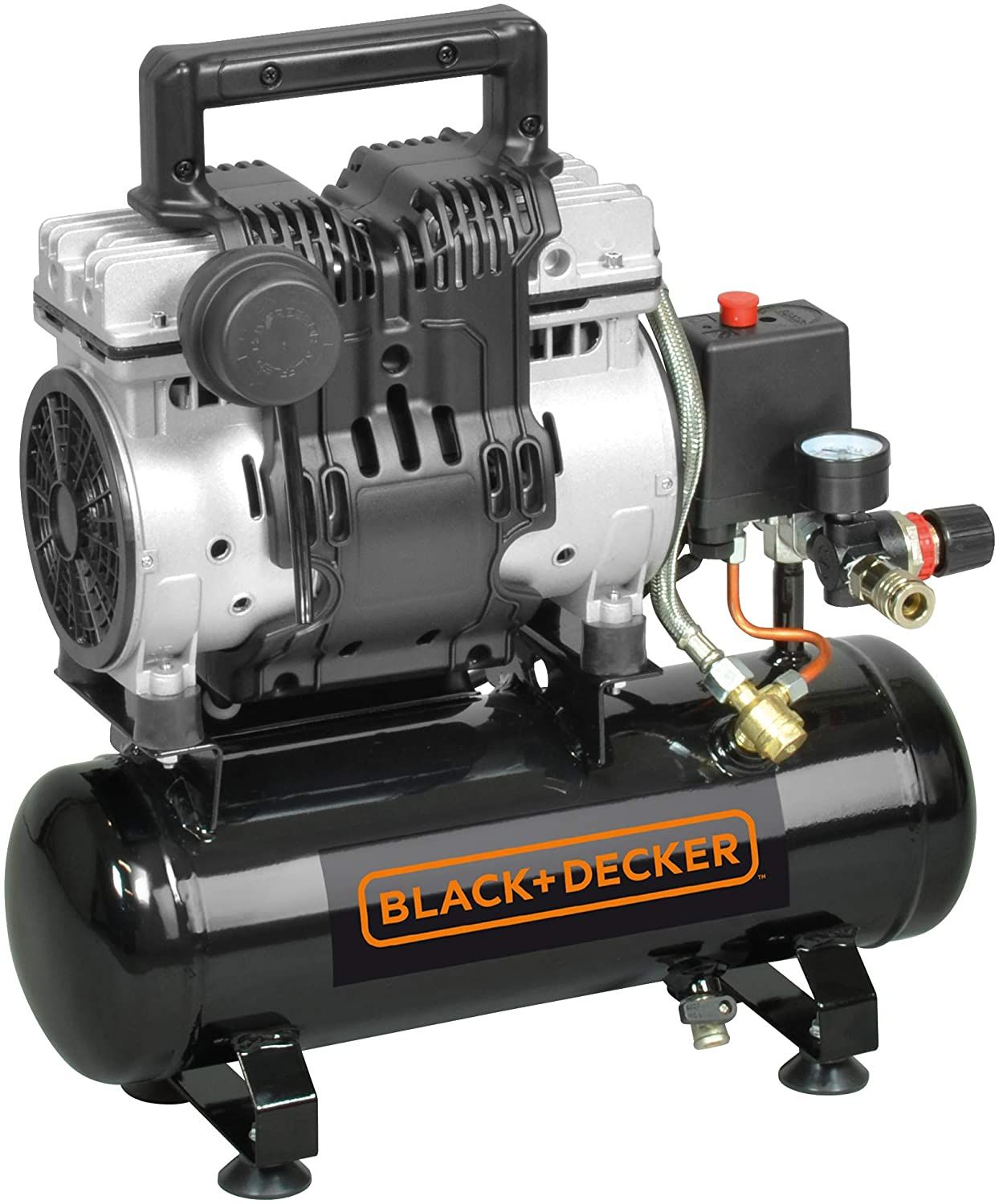 BLACK+DECKER B2BB104BND359 Compressor - Olievrij - 8bar - 750W