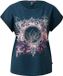 Q/S designed by - Dames t-shirt - Maat S - Vrouwen - Bruin - katoen