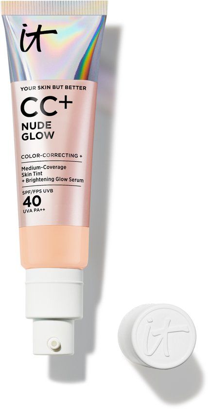 IT Cosmetics CC+ Nude Glow Lightweight Foundation + Glow Serum SPF 40 Light Medium 32 ml