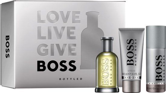 Hugo Boss Bottled Gift Set - Eau de Toilette, Deodorant & Shower Gel - Men