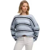 Superdry - Slouchy Gestreepte Gebreide Trui Relaxed Pasvorm - Dames - Pullover