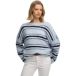 Superdry - Slouchy Gestreepte Gebreide Trui Relaxed Pasvorm - Dames - Pullover